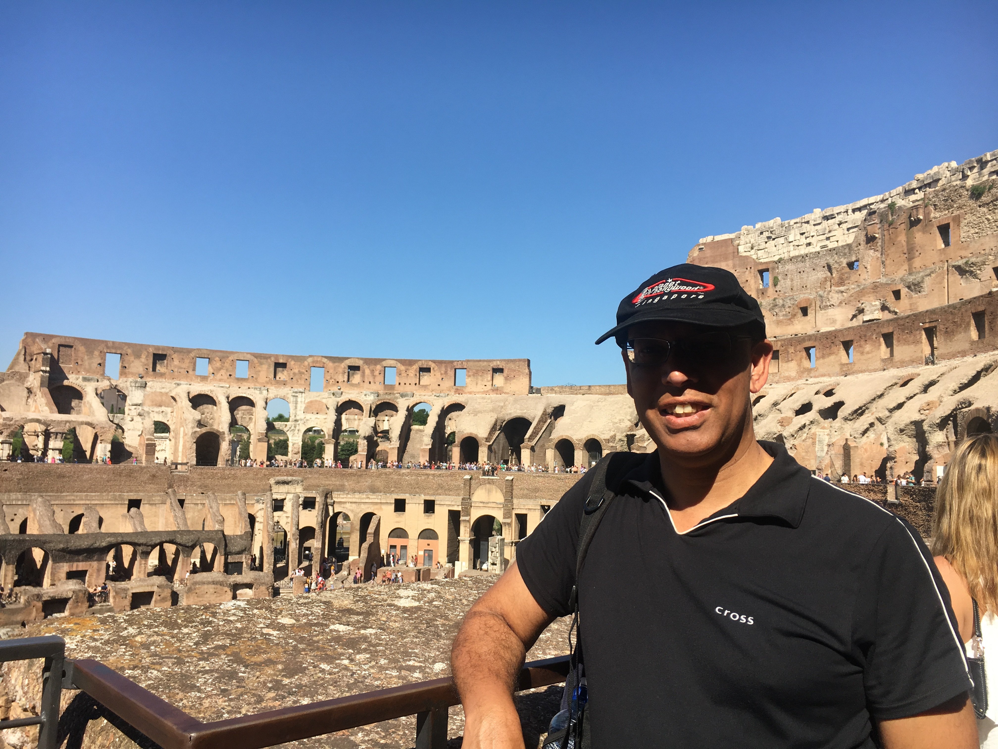 Deepa Dassanayake at Rome at the Collosum